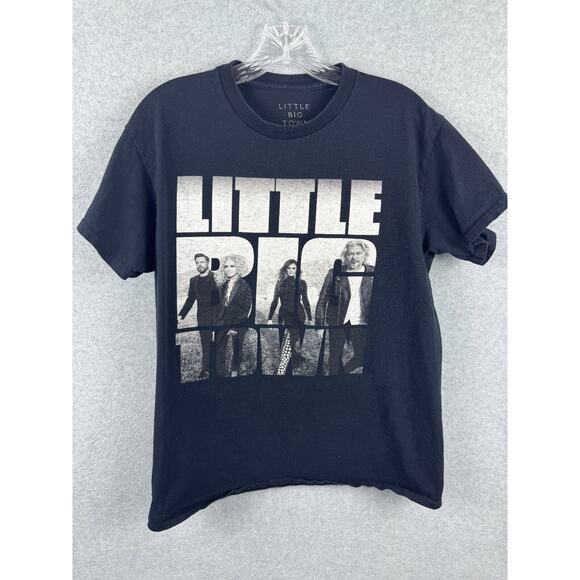 Little Big Town Shirt Size M Black Short Sleeve Crewneck Tee‎ Country Band Musc - Picture 1 of 8